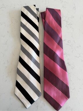 Dion men’s silk ties bundle of 2